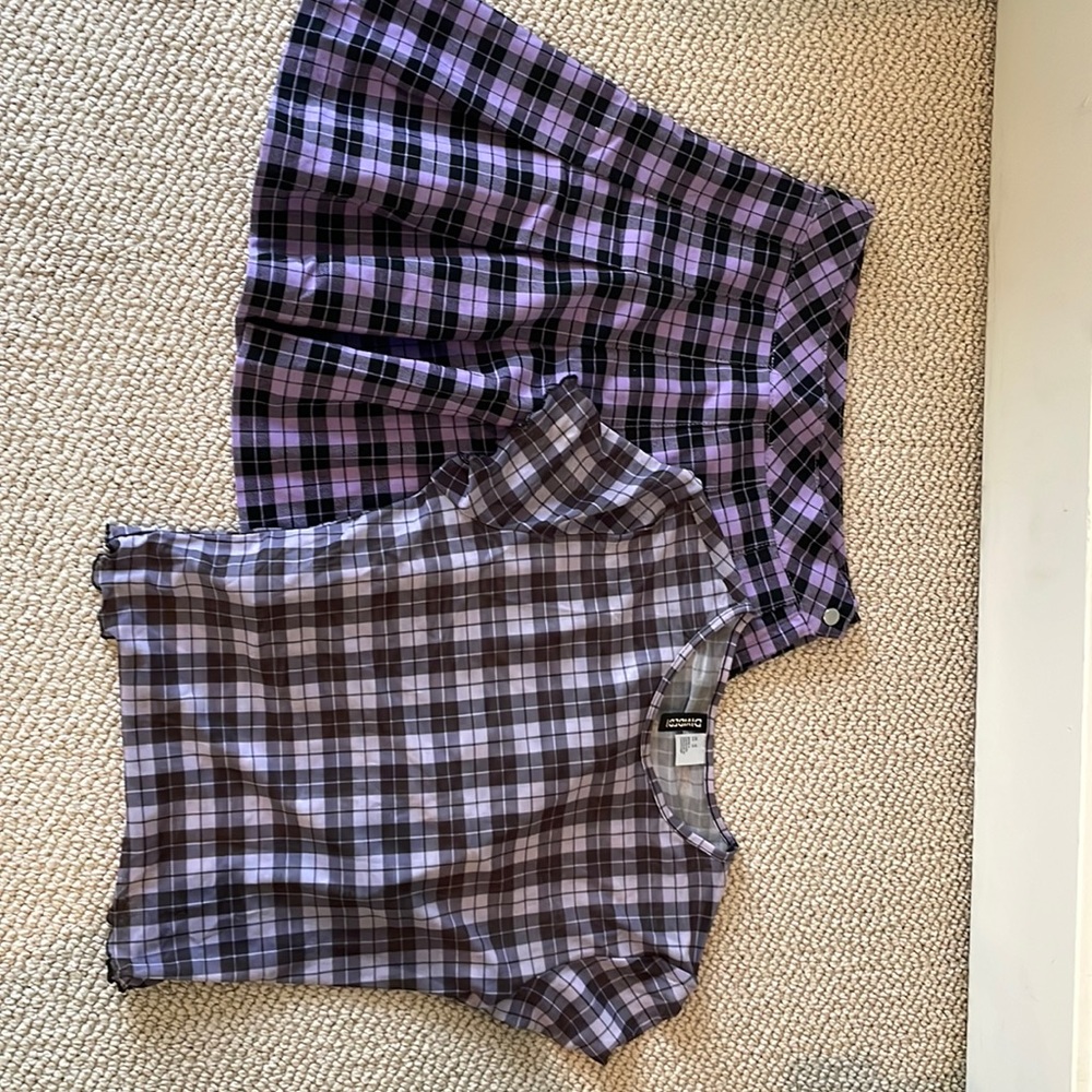 Girls skirt/shirt combo